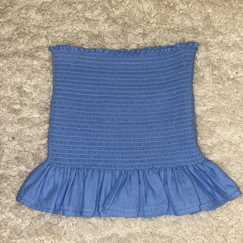 NWOT Koch Nicole Skirt in Pale Blue
